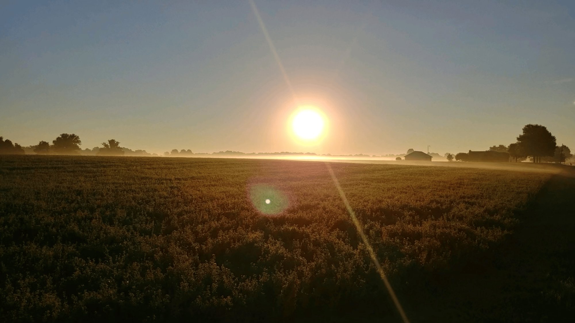 Koetter Farm at sunset